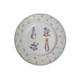 1996 Beatrix Potter Peter Rabbit Tea Time Wedgwood small plate . Made in UK